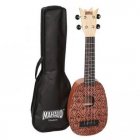 Mahalo Mahalo ME1P Designer Series pineapple shape soprano ukulele