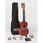 Mahalo Mahalo MJ3TBRK Java Series tenor ukulele pack with tuner