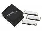 Fender 0990701021 Blues Deluxe harmonica pack of 3 pieces (C,G,A)