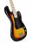 SX SX SBM2/3TS Modern Series PB style electric bass guitar with gigbag
