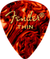Fender Classic Celluloid Pickpack T Shell 12 picks