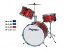 Hayman HM-33-MU JR Series 3-delig drumstel