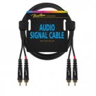 Boston AC-277-150 audio kabel zwart 1,50m