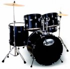 Taye TAYE MAXS522S/BK ASTRO drum kit, Jet Black, incl. cymbals en kruk
